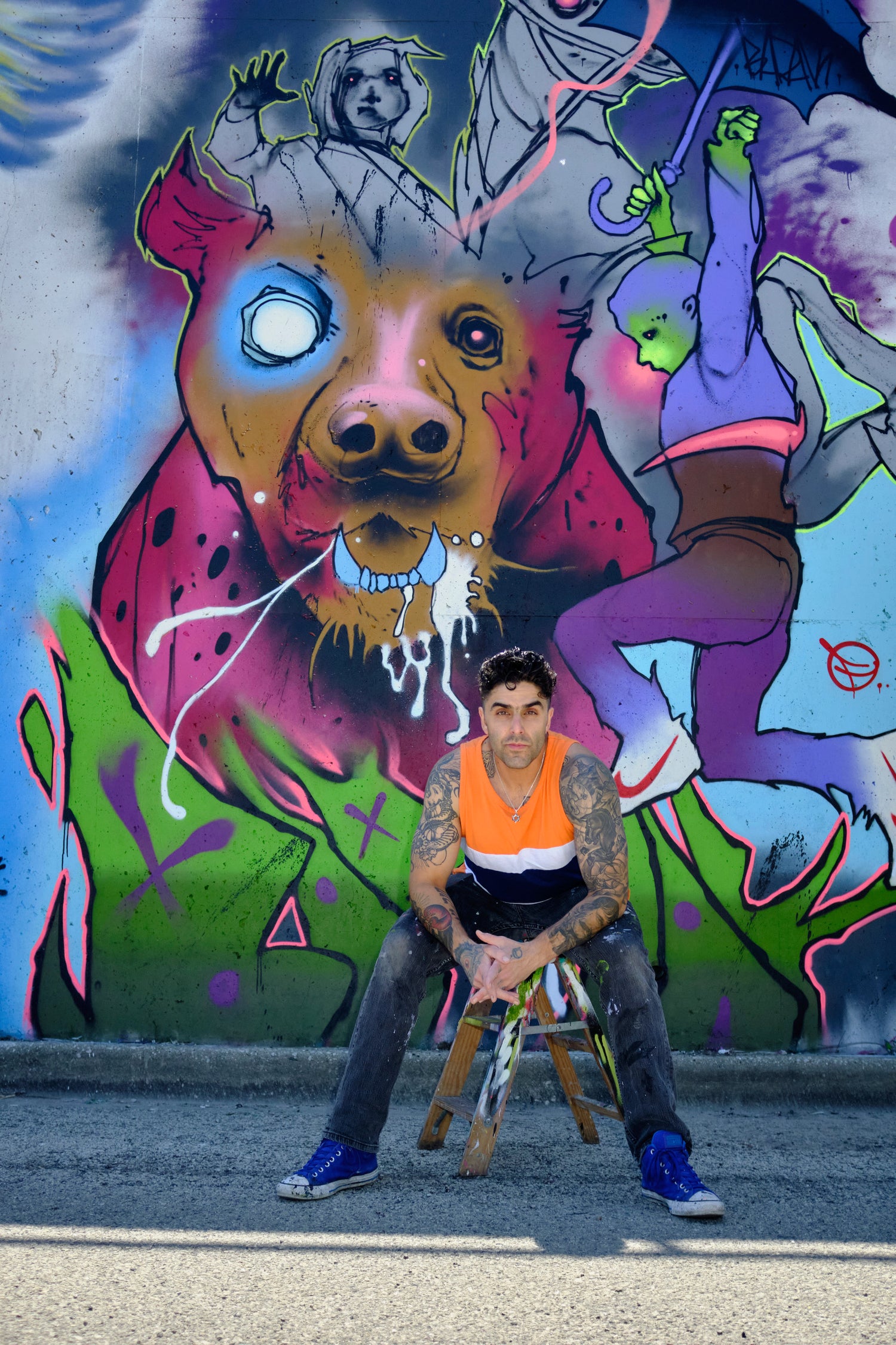 Louis Barak best custom tattoo artist muralist Chicago