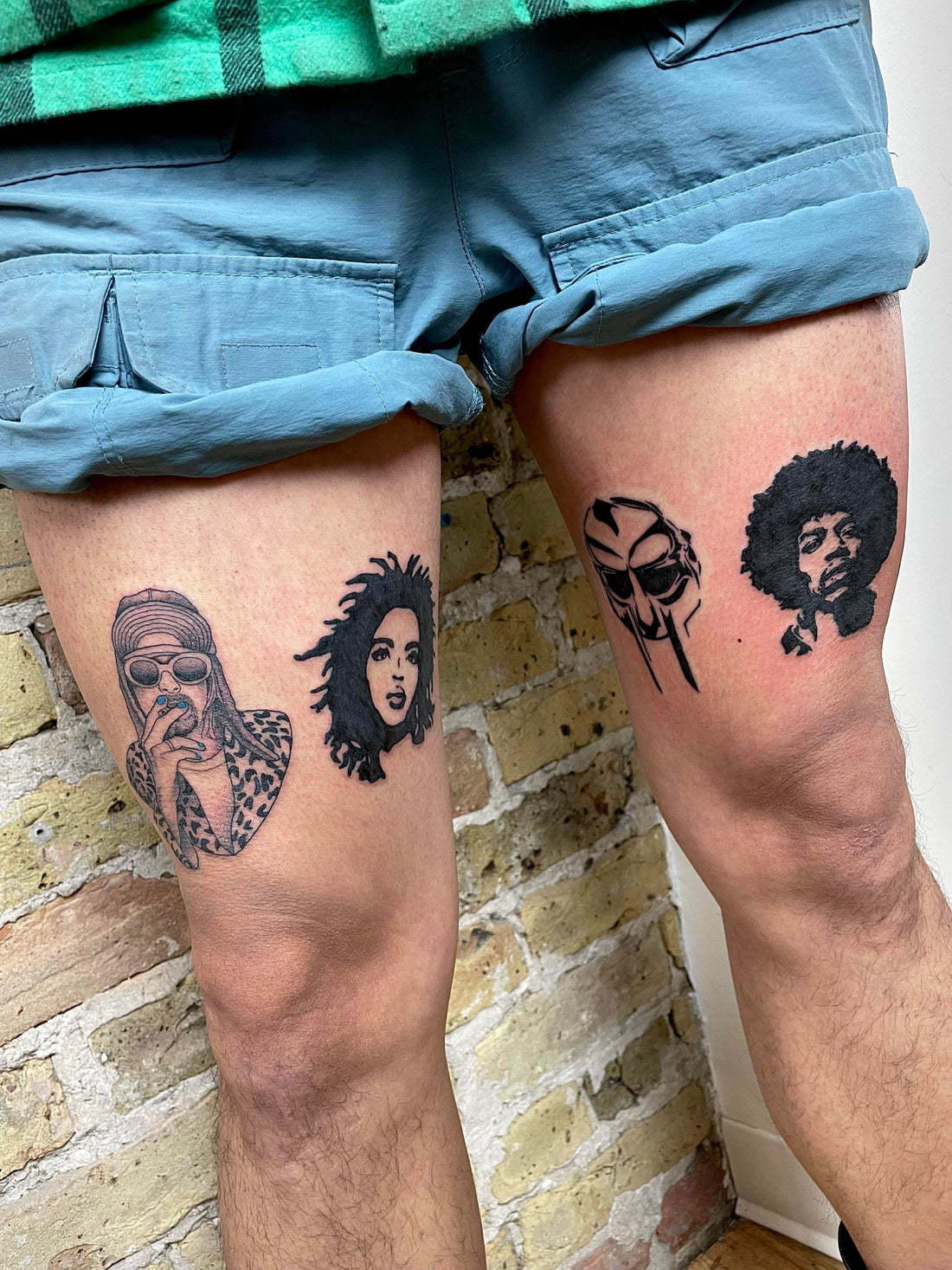 Celebrity Micro Portrait Tattoos by Louis Barak Chicago