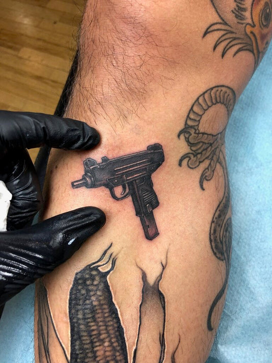 Louis Barak fine line black and grey micro custom tattoo Chicago body art studio