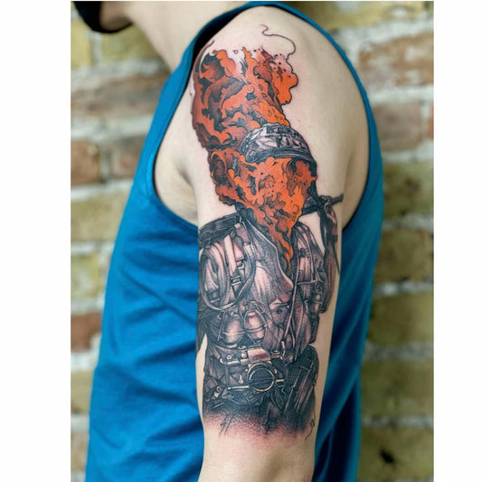Louis Barak modern contemporary fine art custom tattoo artist Chicago